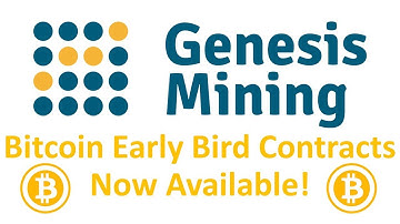Genesis Mining Bitcoin Early Bird Contracts Now Available! $$$