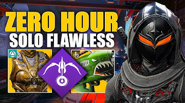 Solo flawless ZERO HOUR expert "Prismatic Hunter" Destiny 2 Edge of Fate