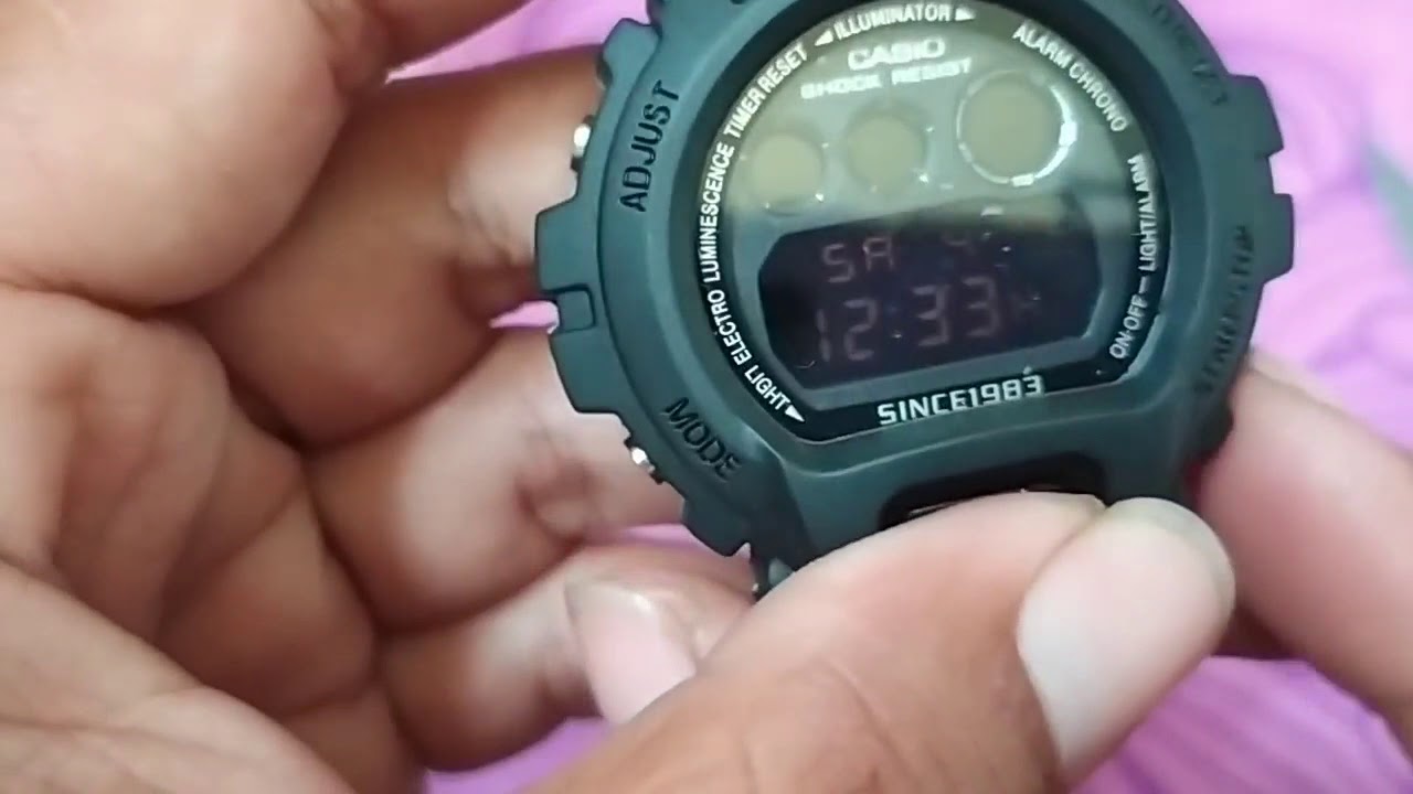 difference between g shock original and fake