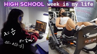 a *real* HIGH SCHOOL WEEK IN MY LIFE (study tips, workouts, & reading)