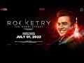 Rocketry Hindi Trailer 2 R Madhavan Simran Bagga July 01 2022 