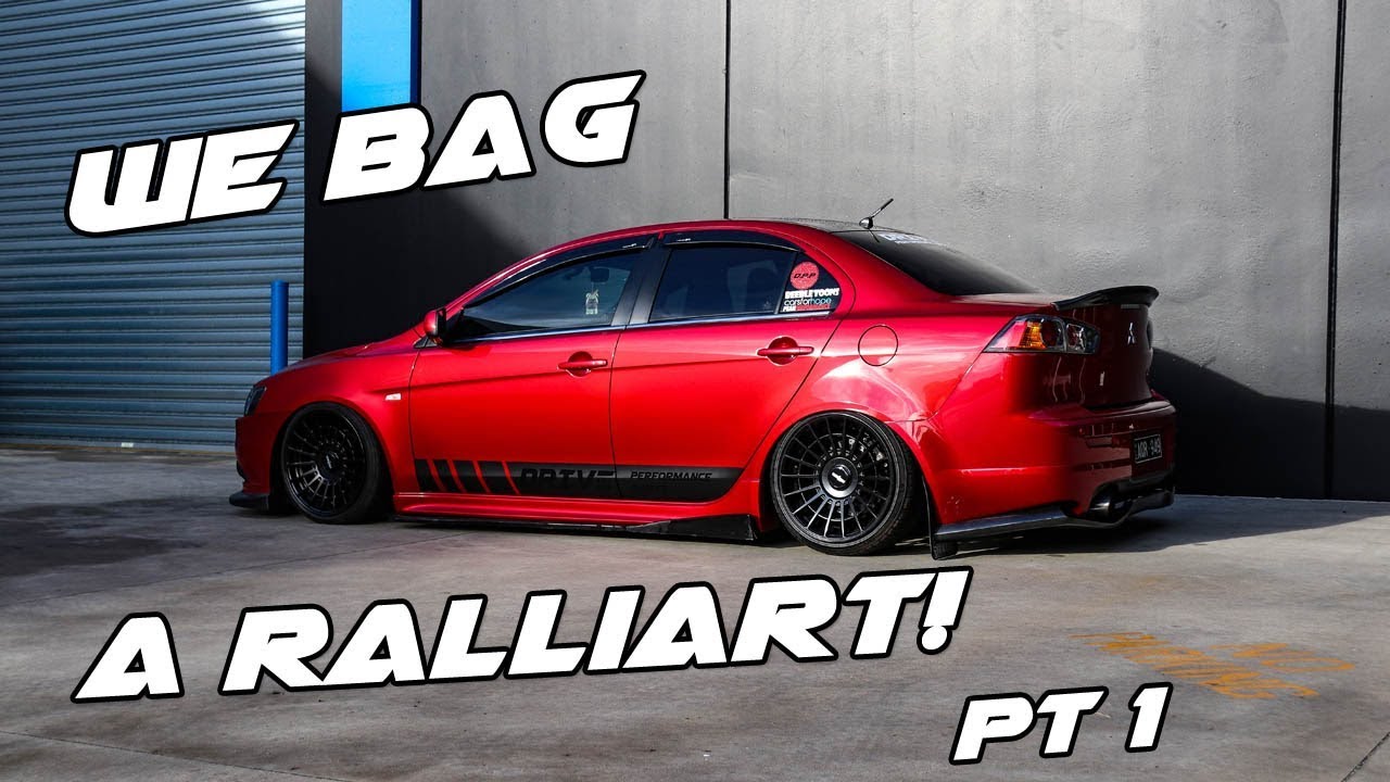 BAGGED RALLIART INSTALL PT 1. - YouTube