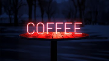 ☕ Create a Stunning Glowing Neon Text Effect in Photoshop! 🌟