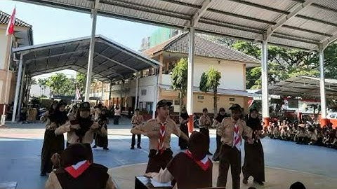 Juara 1...... Lomba Yel Yel Pramuka Tingkat Penegak