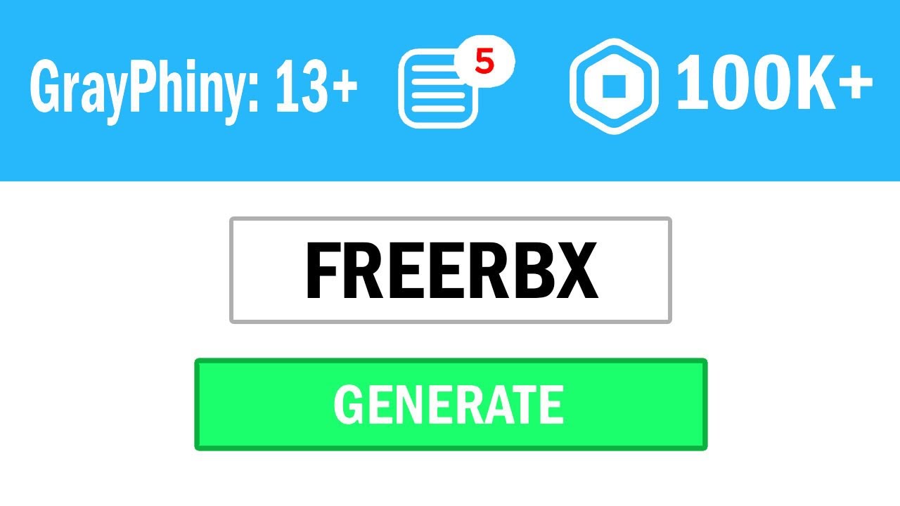 Free Robux Generator Working