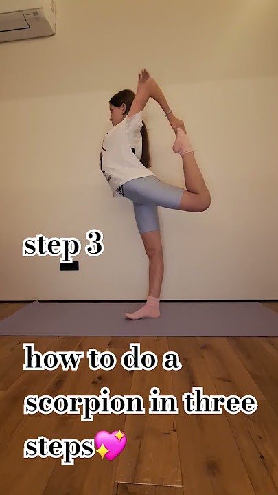 how to do a scorpion in three steps ##fyp #viralvideo #shorts #short #youtubeshorts #youtube #foryou