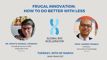 GBX Talk on Frugal Innovation: How to do Better With Less