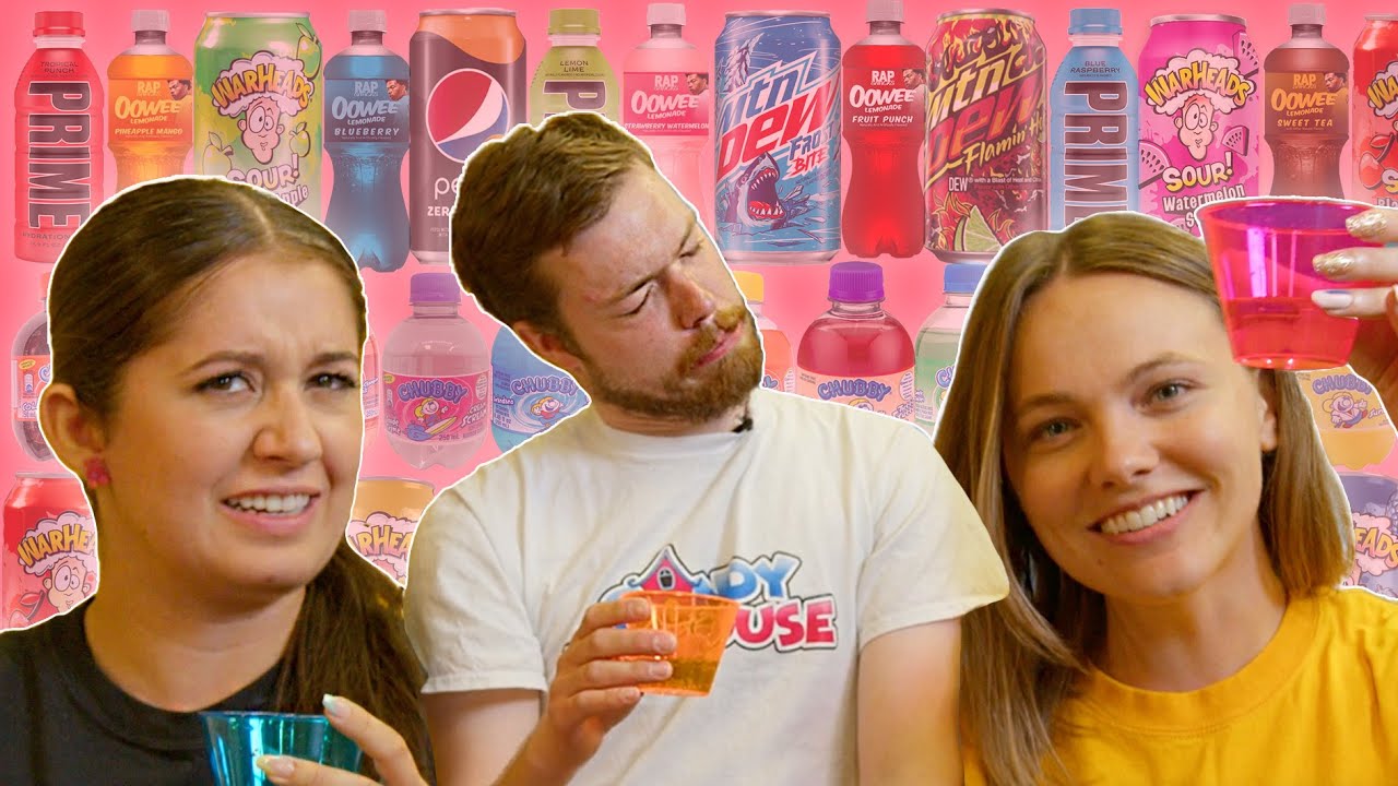 Taste Testing and Rating Different Drinks at Candy Funhouse YouTube