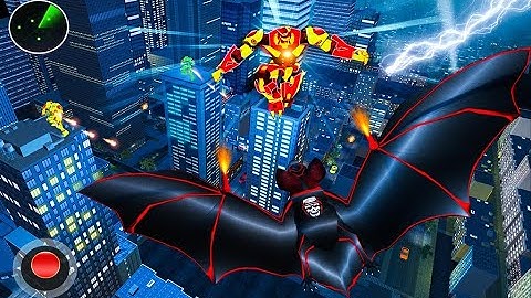 Flying Bat Transform Robot Moto Bike Robot Games|| Android Gameplay