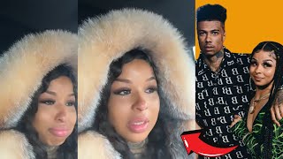 Chrisean emotional after she took JR to see Blueface for his Hearing today 😍 \