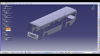 Basic Modelling Of Bus Outer Frame | Beginners | CATIA V5 | EngineerToys screenshot 4