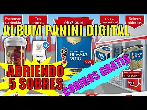 Hito Persuasivo Distribuir Album Panini Digital GRATIS - Apertura de Sobres y Codigos Gratis - YouTube