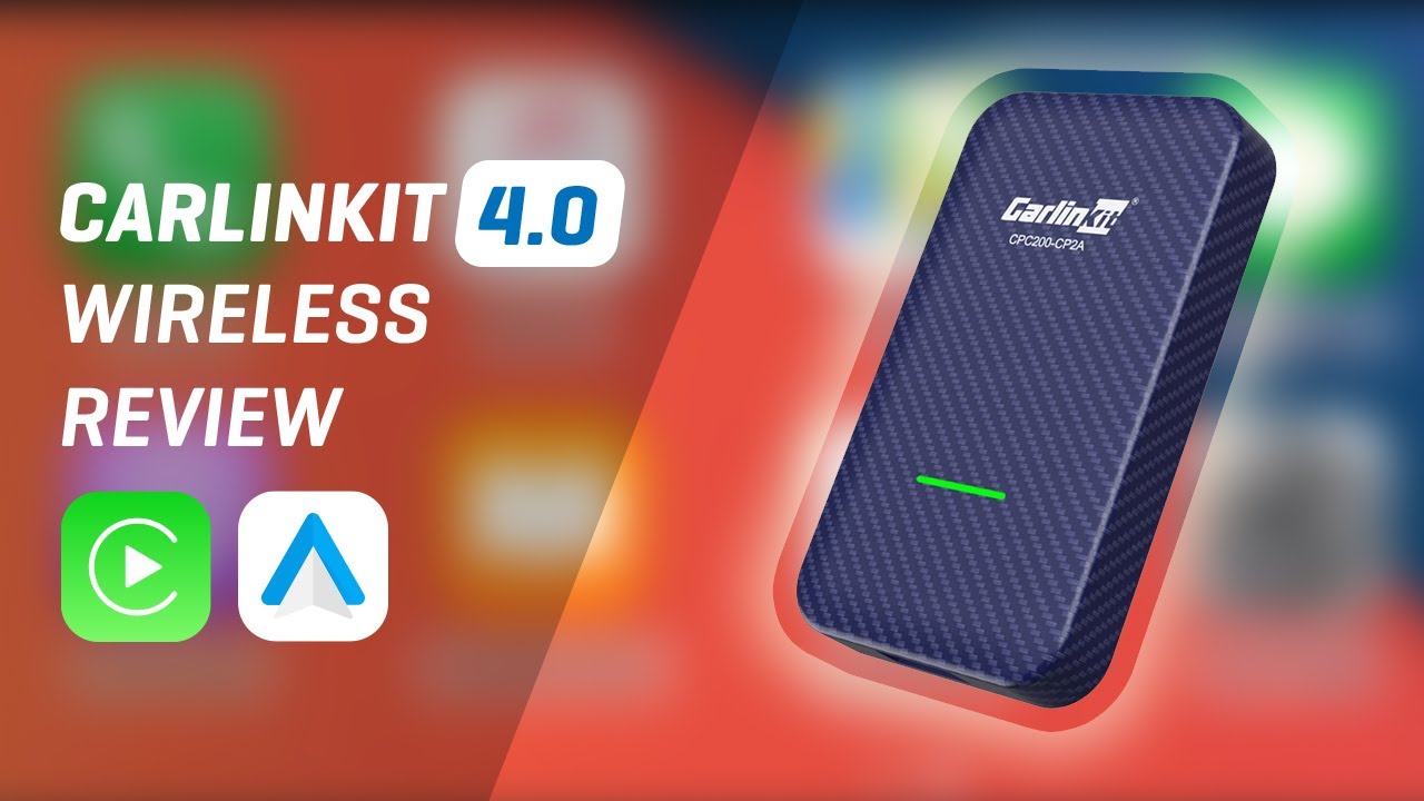 Get Wireless Apple CarPlay in ANY car! CarlinKit 4.0 Wireless CarPlay &  Android Auto Dongle 