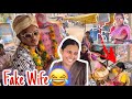 Fake wife prank in public  crazy reactions  cute girls  actions miryalguda