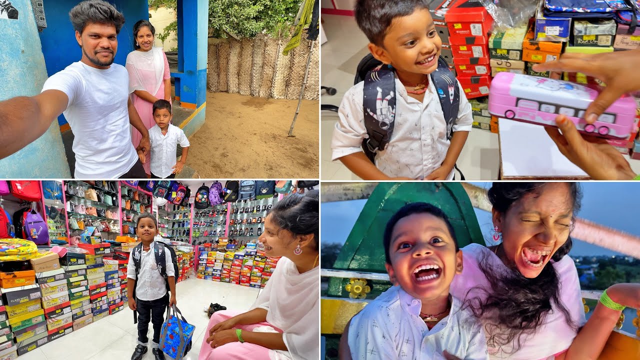 Thivi-க்கு School Reopen Purchasing 🛍️ கிளம்பிட்டோம் 🤩 Shopping Vlog 🤣 | Vinoth Seetha