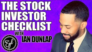 THE STOCK INVESTOR CHECKLIST