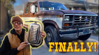 Bullnose Ford Gets JR. WEST COAST Mirrors! (1986 F350 IDI Diesel)