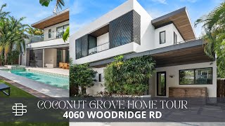 Miami Modern Luxury Home Tour | 4060 Woodridge Rd, Coconut Grove ✨