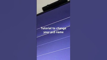 Tutorial to change ps5 name! #tutorial #shorts