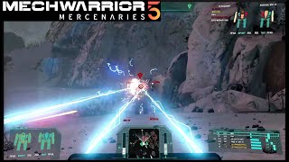 картинка: Mechwarrior 5 Mercenaries.  Banshee BNC-LM обзор меха.