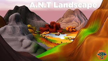 Blender 2.81 - FREE Addons A.N.T. LANDSCAPE