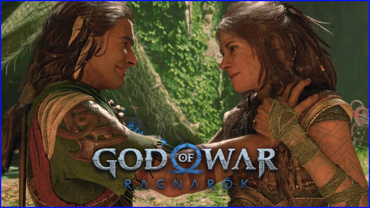 Freyer Rok Freya se reconcilia com seu irmão Freyr God of War Ragnarök - YouTube