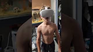 Mother Pranks Her Son as He Plays a VR Game