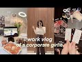 Work vlog  productive 95 corporate life worklife balance corporate girlie vlog weyatoons