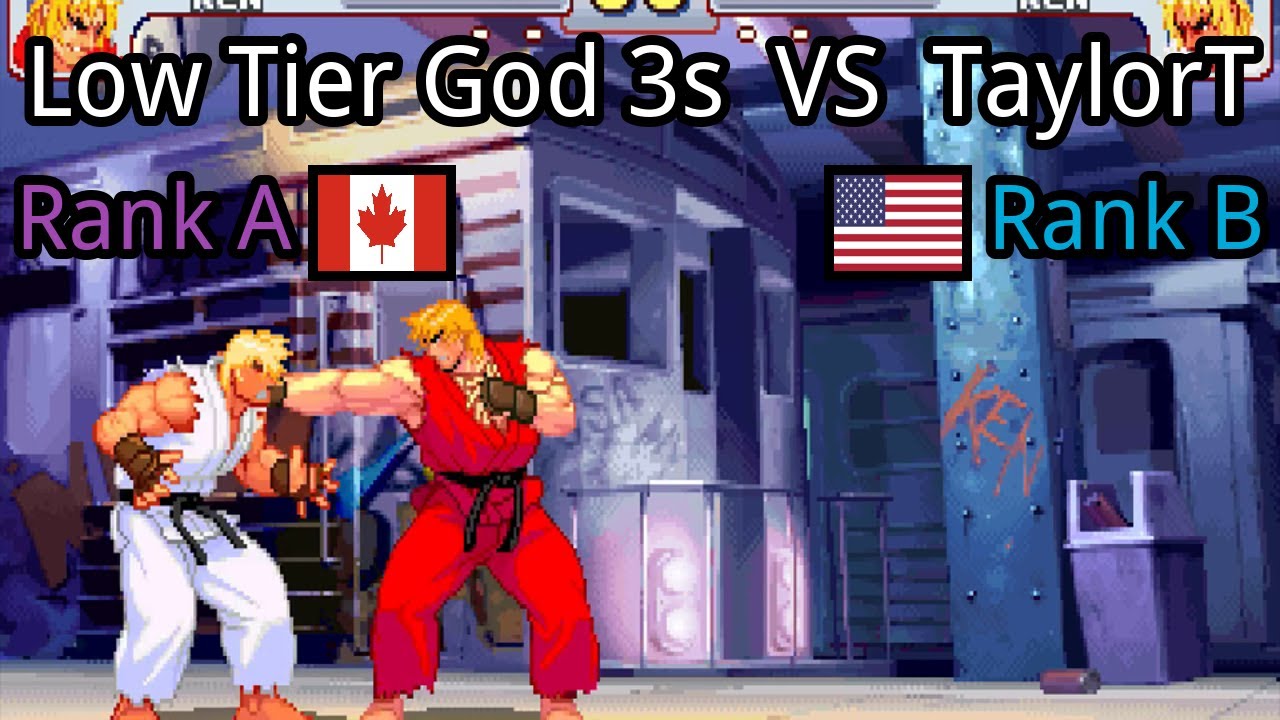 Street Fighter III: 3rd Strike: Low Tier God 3s (CA, Rank A)  vs TaylorT (US, Rank B)