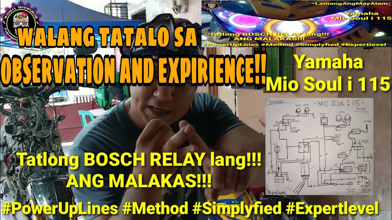 TAMANG PARAAN NG PAG WIRING SA MIO SOUL I 115 GAMIT ANG POWER UPLINES METHOD EXPERT LEVEL SIMPLYFIED