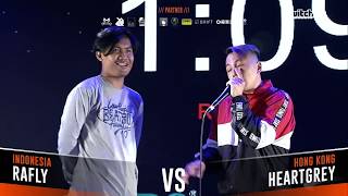 RAFLY VS HEARTGREY｜Asia Beatbox Championship 2018  Solo Beatbox Top 8