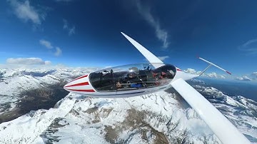 Schempp-Hirth Janus C 300 km Glider Flight | Varese Airport to the Alps with @marcostefanon2834 