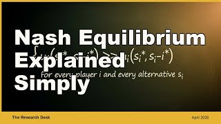 Nash Equilibrium Explained Simply - The Strategy That Survives (The Equation EQ-P10)
