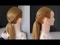 Peinados Fáciles | Coleta Baja con Trenzas de Lado para Niñas con Cabello Largo o Mediano