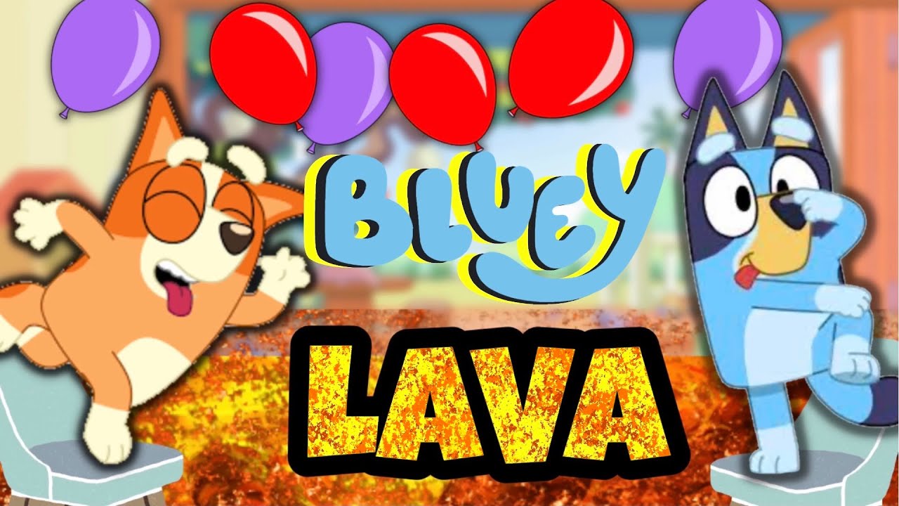 Bluey The Floor Is LAVA Bluey Brain Break Games For Kids YouTube