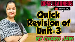 Quick Revision Of Unit-3 (Promoting Understanding Of Environment In Classroom) Exam Tips