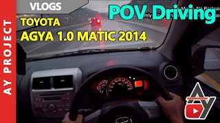 POV Toyota Agya 1.0 Matic 2014 Time Attack GT Singosari - Gempol | AY Project | Indonesia