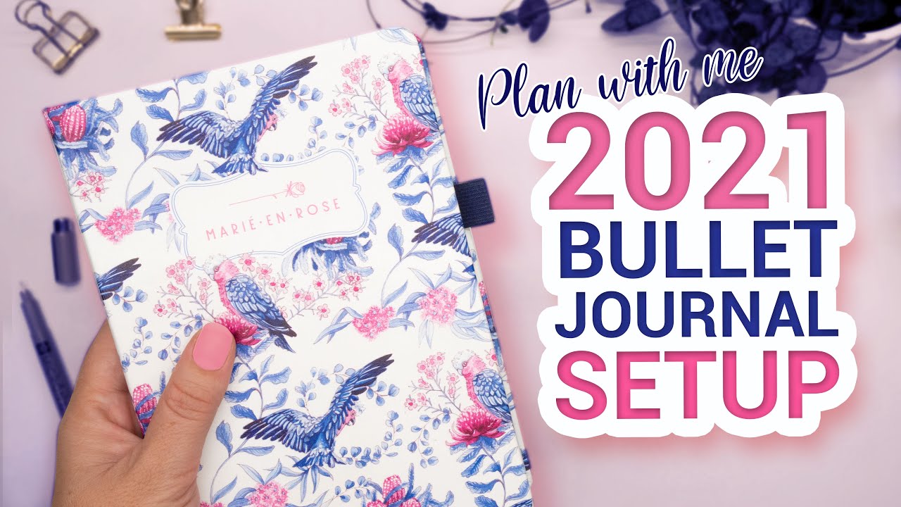 2021 Bullet Journal Setup PLAN WITH ME My Bullet Journey YouTube