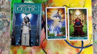 ASMR Unboxing Tarot Package | Universal Celtic Tarot Mini Deck Flip Through