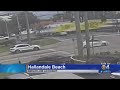 Surveillance Video Captures Moment Brightline Train Hits Car In Hallandale Beach