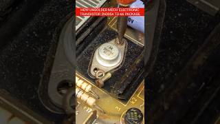 HOW UNSOLDER MECH ELECTRONIC TRANSISTOR 2N3054 TO-66 PACKAGE