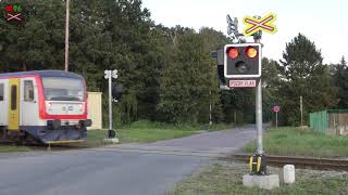 Železniční Přejezd Dvořisko P5156 - 3.9.2020 Czech Railroad Crossing