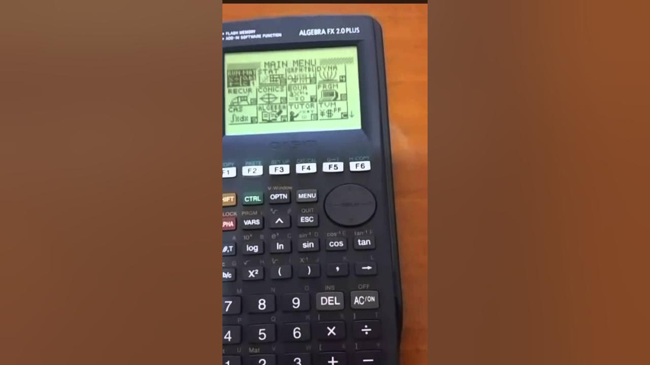 مقارنة بين حاسبة Casio ALGEBRA FX 2.0 PLUS و حاسبة Casio FX 9860