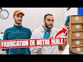 Confection de notre huile cbd et cbg naturelle avec la ferme mdicale 