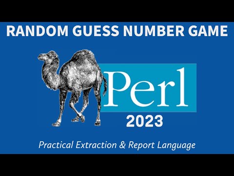Perl Programming - Easy Guess Random Number Game 2023