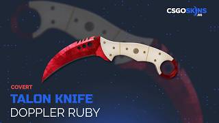 ★ Talon Knife | Doppler Ruby - Gameplay Showcase