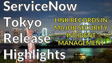 Linking Records in Major Security Incident Management Workspace