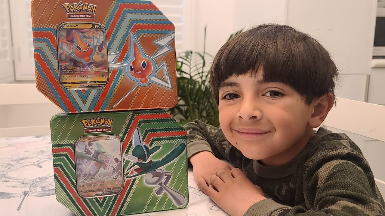 thelukeschuckshow - pokemon rotom and gallade tin opening