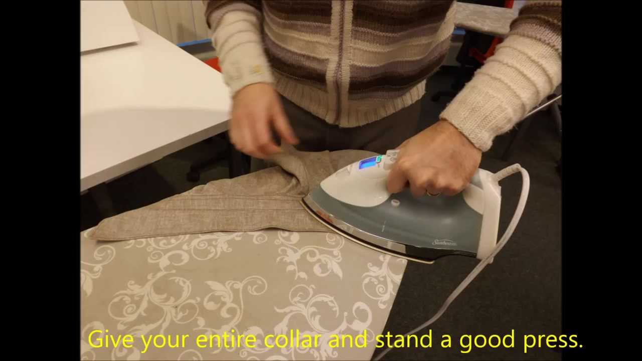 Elements of a Shirt Part 2 Sewing a Two Piece Collar YouTube