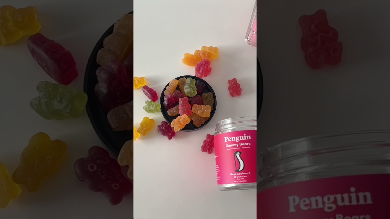 Bedtime Bliss with CBD Gummy Bears & Melatonin! 🧸✨ 
